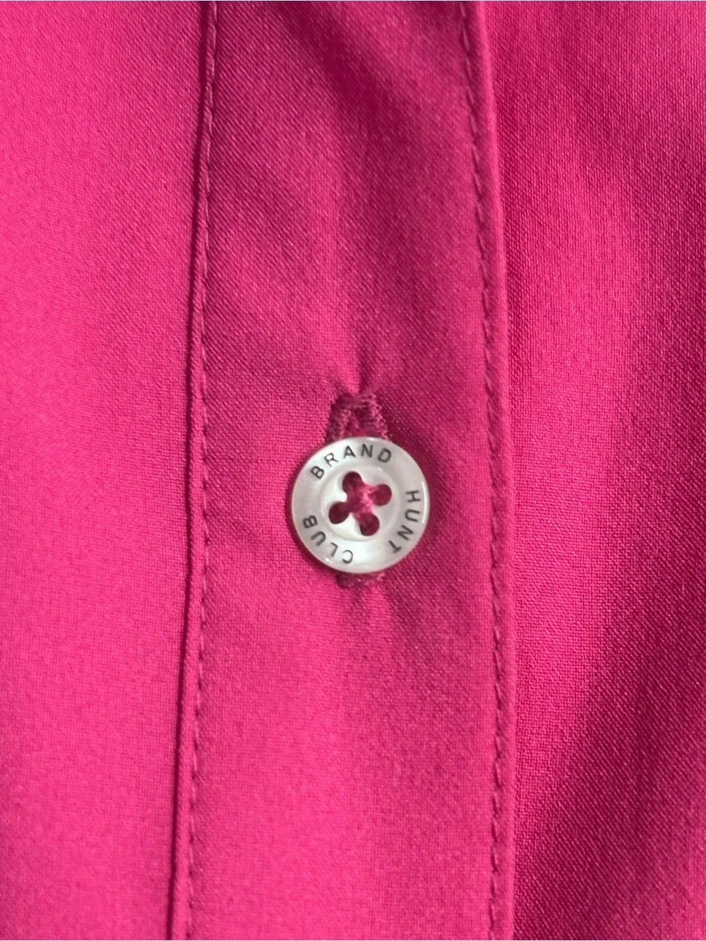 Hunt Club Women's Button-Down Shirt in Bright Pink - Picture 4 of 7